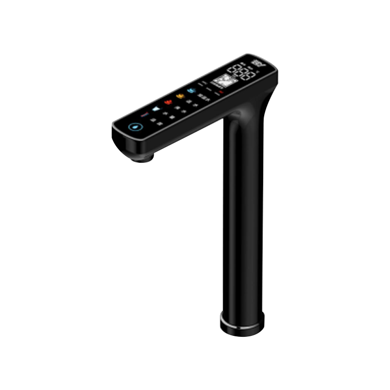 Schwarzer Smart-Touch-Wasserhahn aus Edelstahl 304